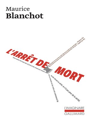 cover image of L'Arrêt de mort